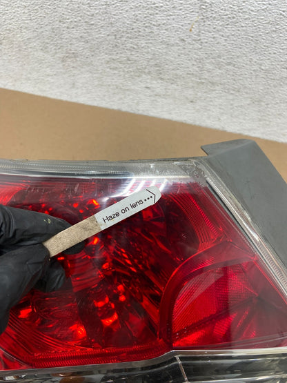 2008 to 2012 Honda Accord Sedan Tail light Left Driver LH Side AD6480 DW5