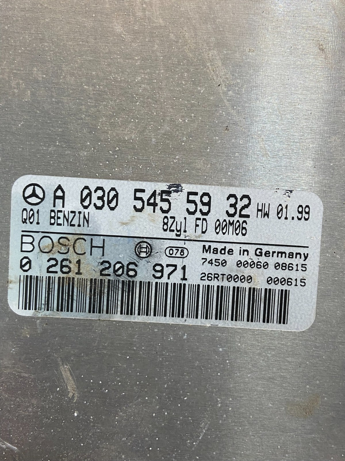 2000 to 2006 Mercedes S430 S500 ECU ECM Engine Control Module Unit AE2293 DG2