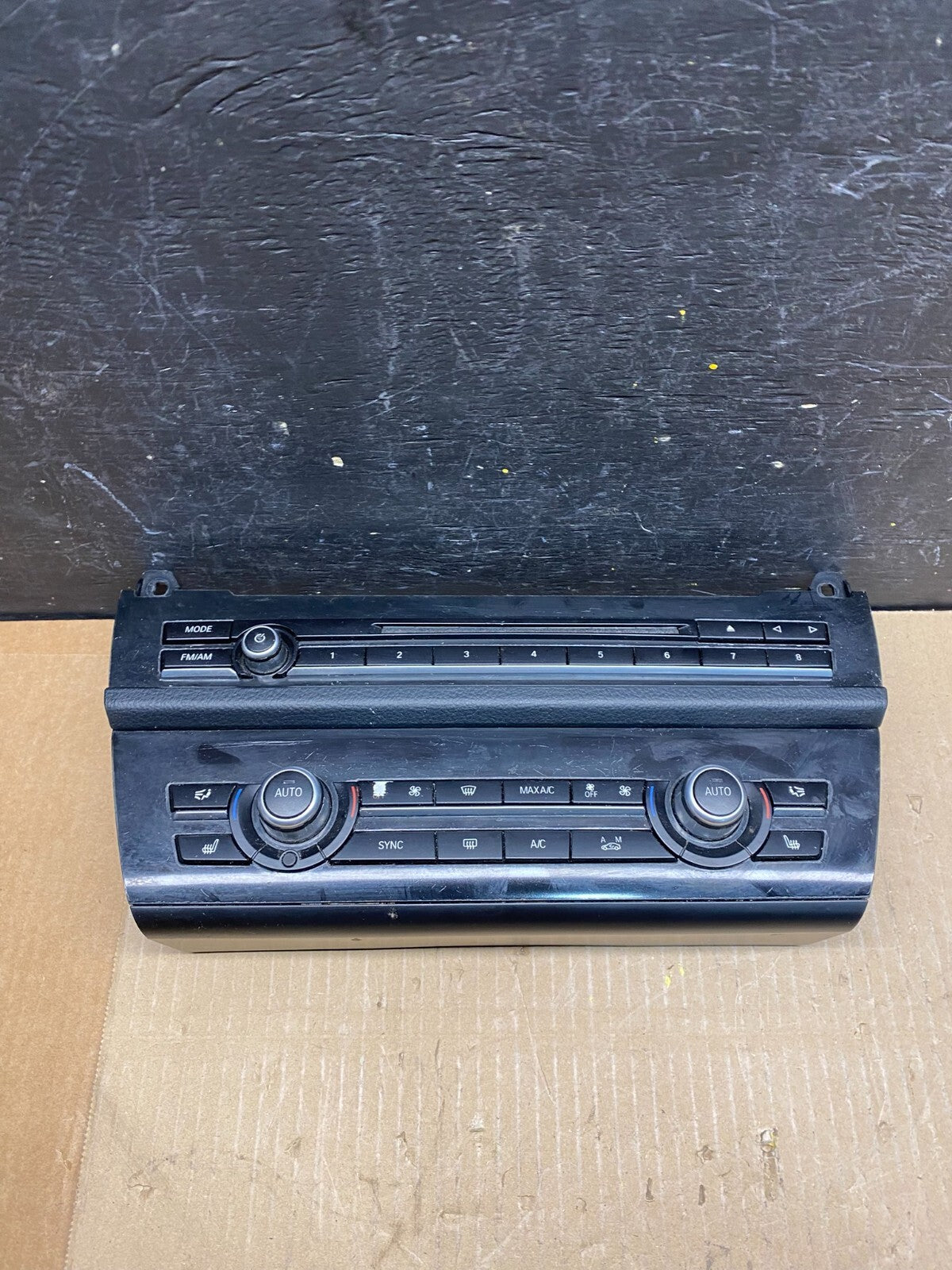 2011 to 2016 Bmw 528i Ac Heater Radio Panel Climate Control 9324324-01  L0528 DG0