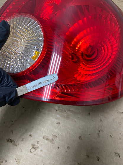 2005 - 2008 Toyota Corolla Right Passenger RH Side Tail light AH8922 LK4