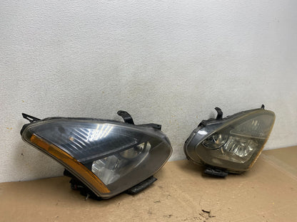2009-2013 Nissan Rogue Left+Right Side Black Halogen Headlights AI1083 DW2