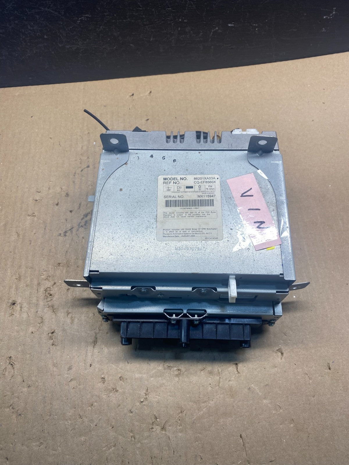 2006 Subaru Tribeca CD Player Radio Receiver Control ac8956 DG3