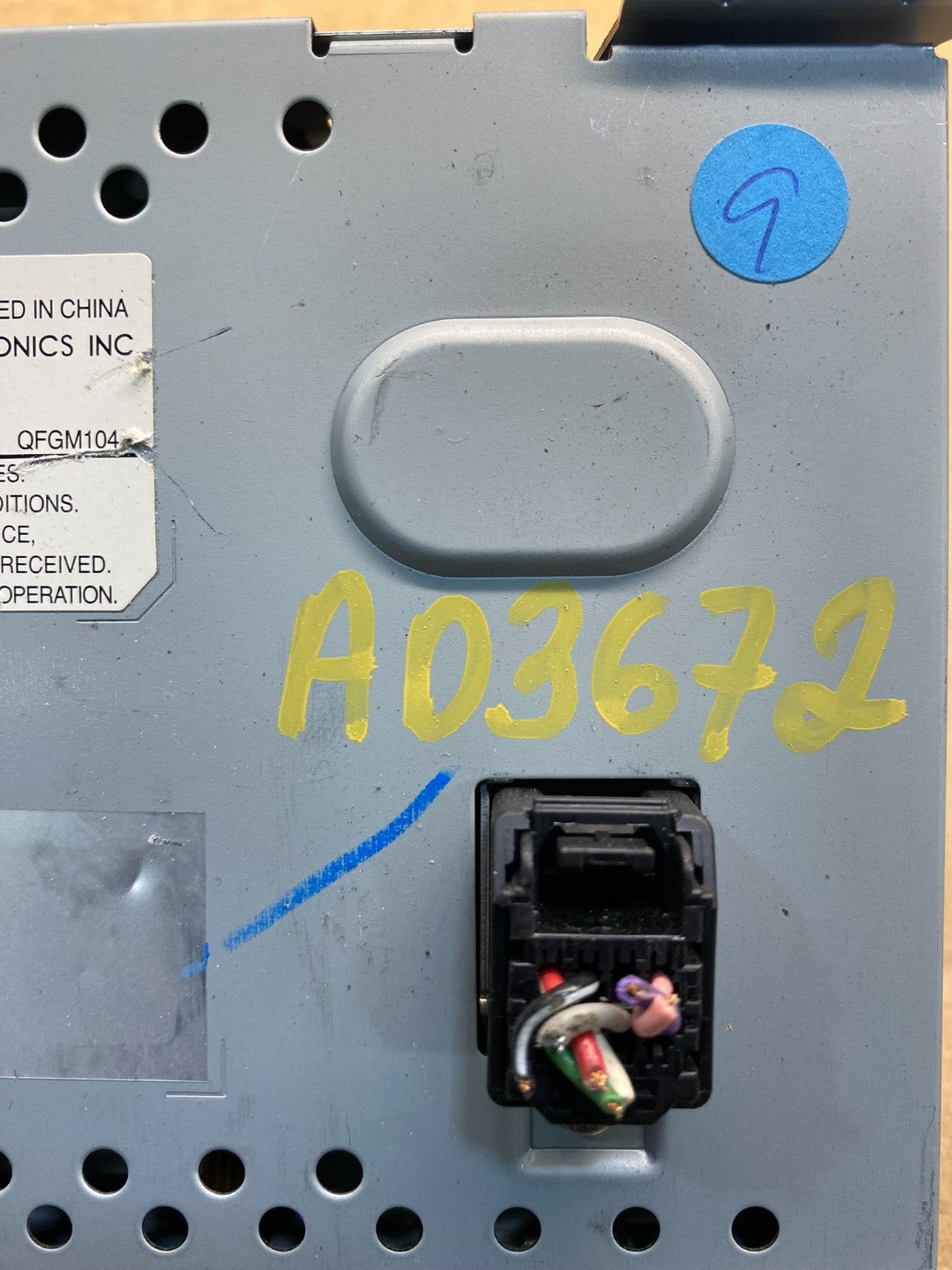 2010 - 2011 Chevrolet Equinox Radio Display Screen Information Dash Oe AD3672 DG3