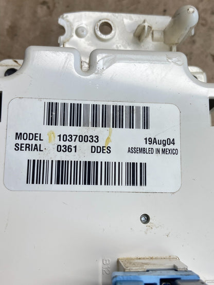2003 to 2006 Chevrolet Silverado HVAC Heater Climate Control Module AE2045 DG4