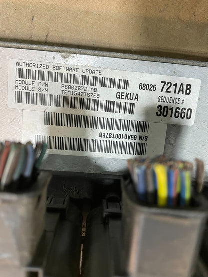 2007 Jeep Commander 4.7L Engine Computer ECU PCM OEM  v6715 DG3