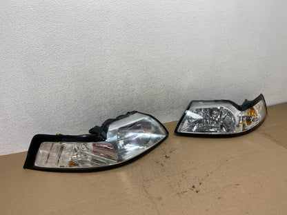 1999 to 2004 Ford Mustang Left+Right Set Side Headlights AF4516 DW2