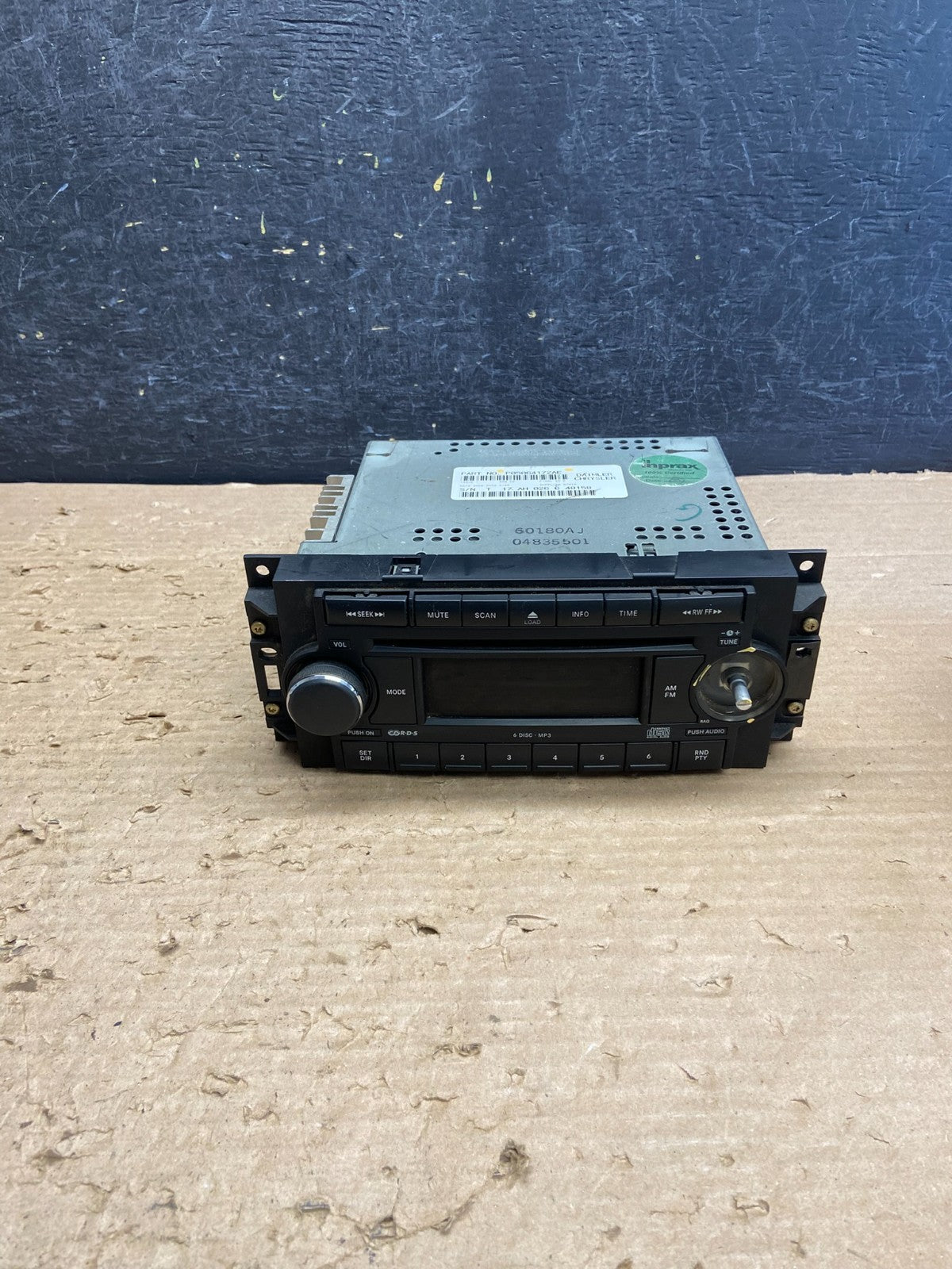 2005-2009 Chrysler Dodge Jeep Ram Radio CD MP3 AUX Receiver ag8719 DG0
