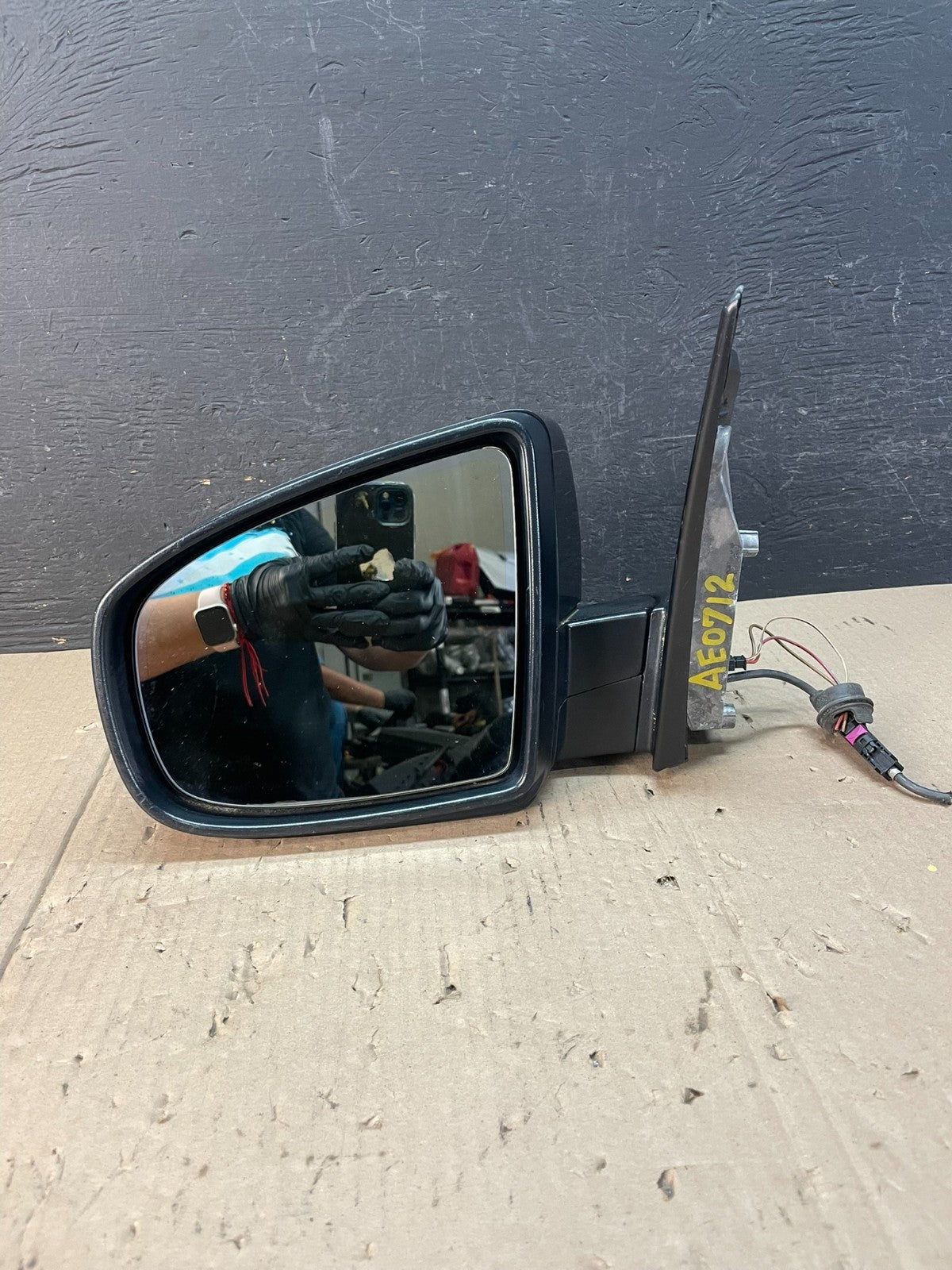 2007 to 2013 BMW X5 Left Driver LH Side View Door Mirror W/ Camera AE0712 DW7