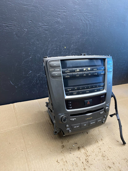 2009 to 2011 Lexus IS250 Screen Radio AM-FM CD Tuner Head Unit OEM AC4740 DG4