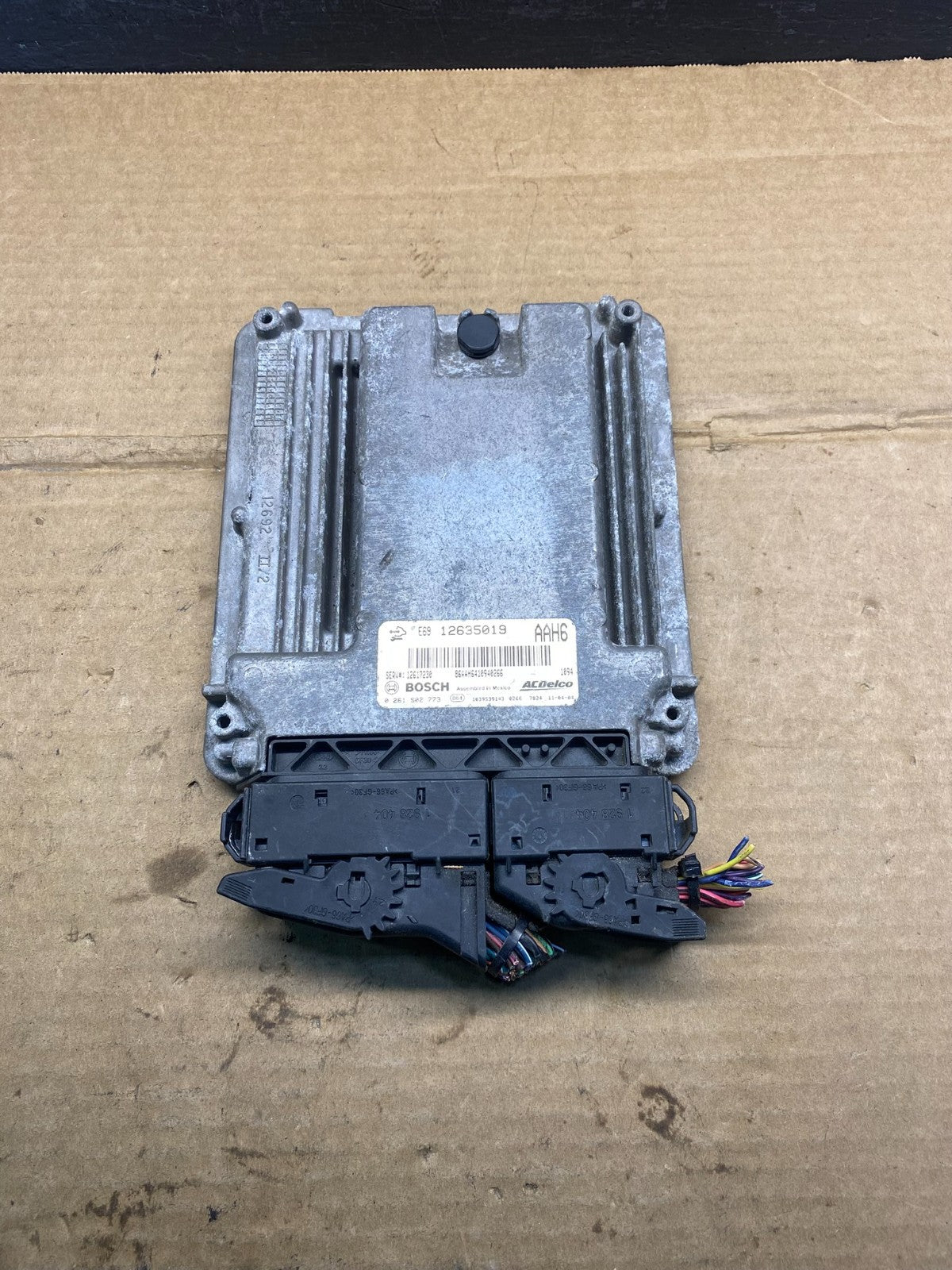 2010 2011 GMC Acadia Traverse Engine Control Module ECM ECU 12635019 AD3477 DG0