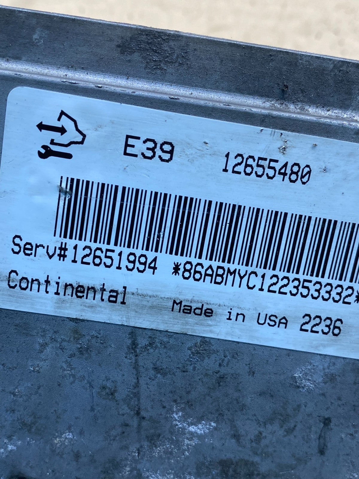 2012 to 2016 Chevrolet Impala Ecu Engine Control Module Unit Ecm ah9631 DG2