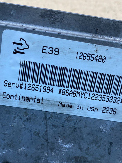 2012 to 2016 Chevrolet Impala Ecu Engine Control Module Unit Ecm ah9631 DG2