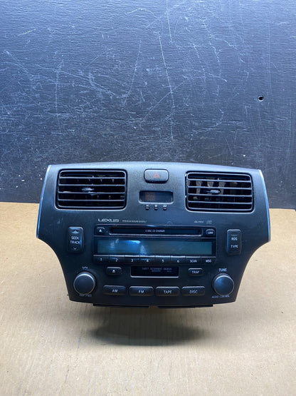 2004 to 2006 Lexus ES330 Es300 Radio Receiver Tape CD Air Vent ah4986 DG0