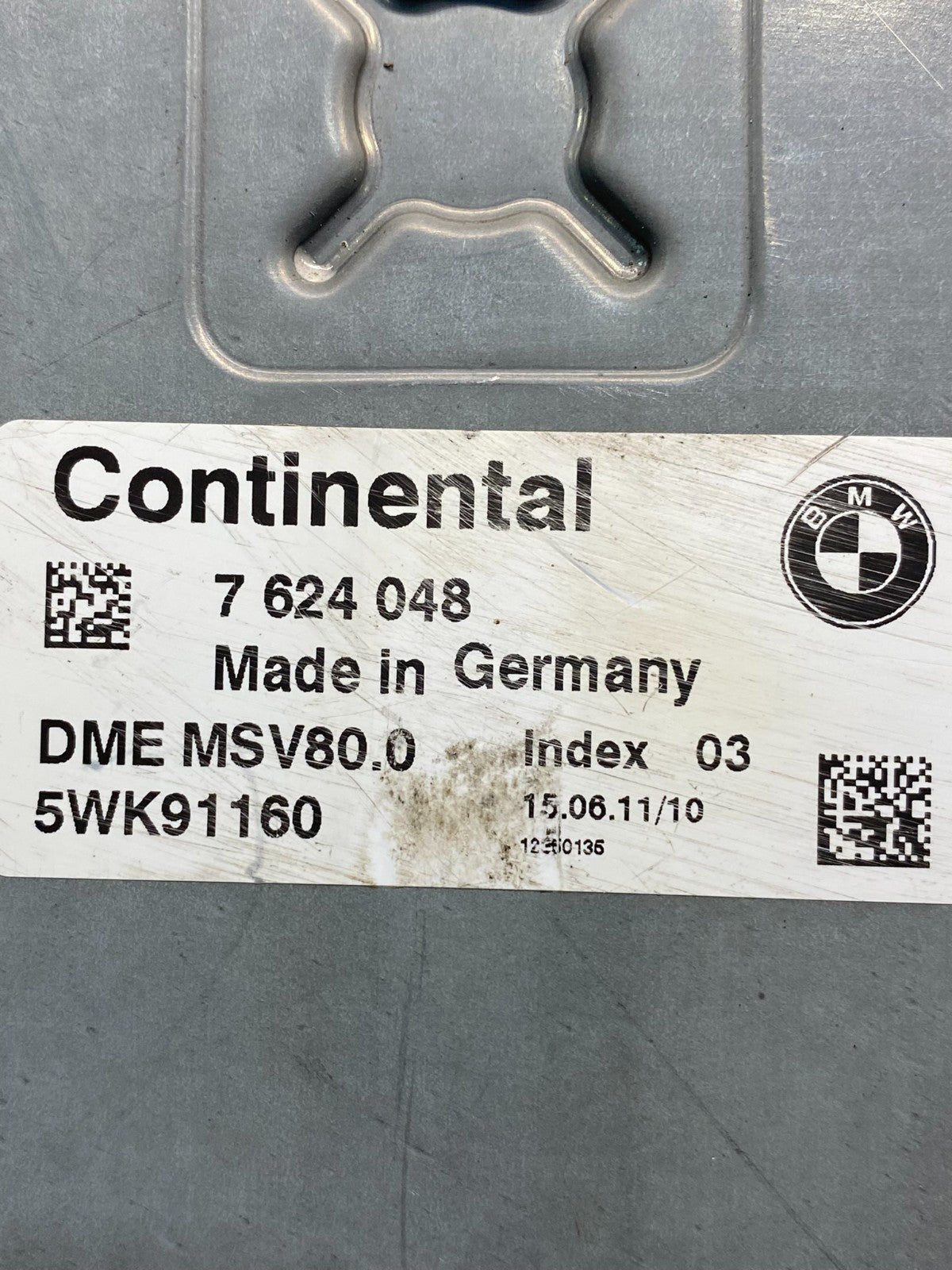 2011 - 2013 BMW 328i 528i E90 ECM ECU Engine Computer 7624048 AE6267 DG2