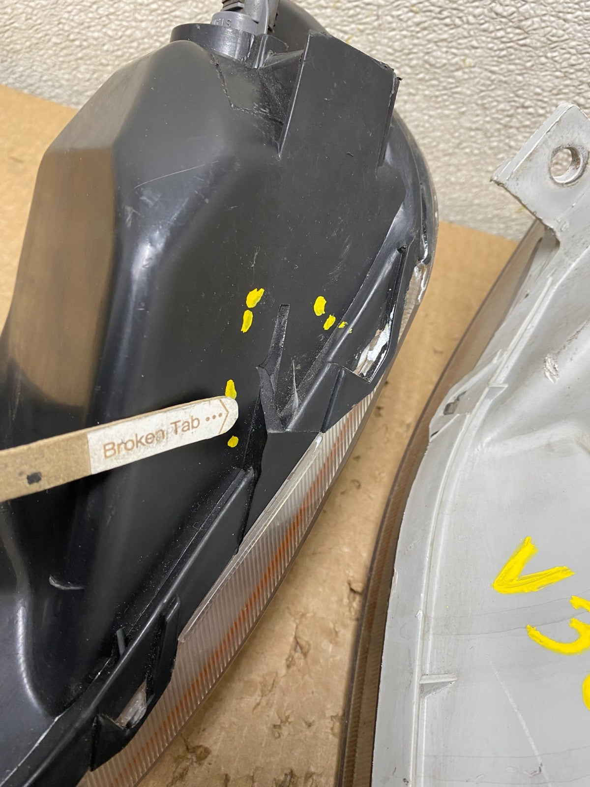 1998 to 2002 Honda Accord Left+Right Set Side Headlights V3628 DW9
