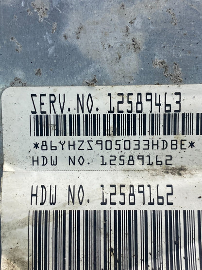 2003-2006 Chevrolet Tahoe Silverado Engine Control 12589463 ECM ECU ah1715 DG2