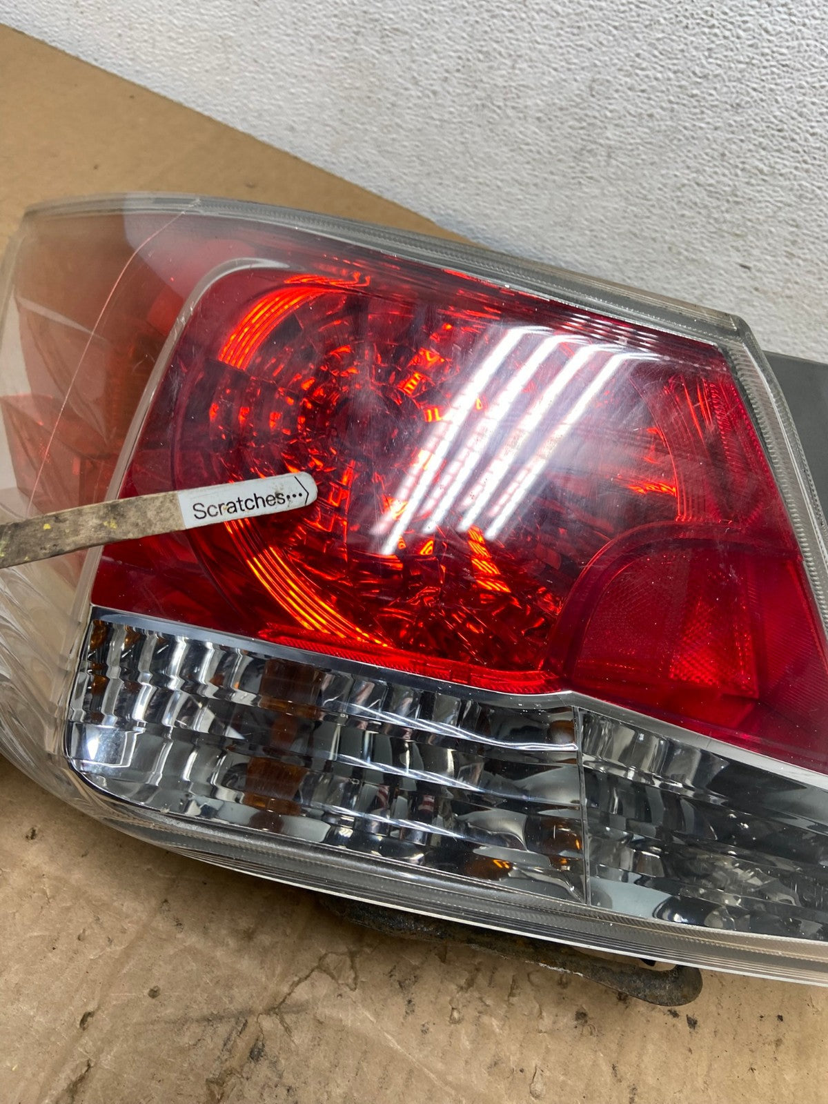 2008 to 2012 Honda Accord Sedan Tail light Left Driver LH Side AD2401 LK3
