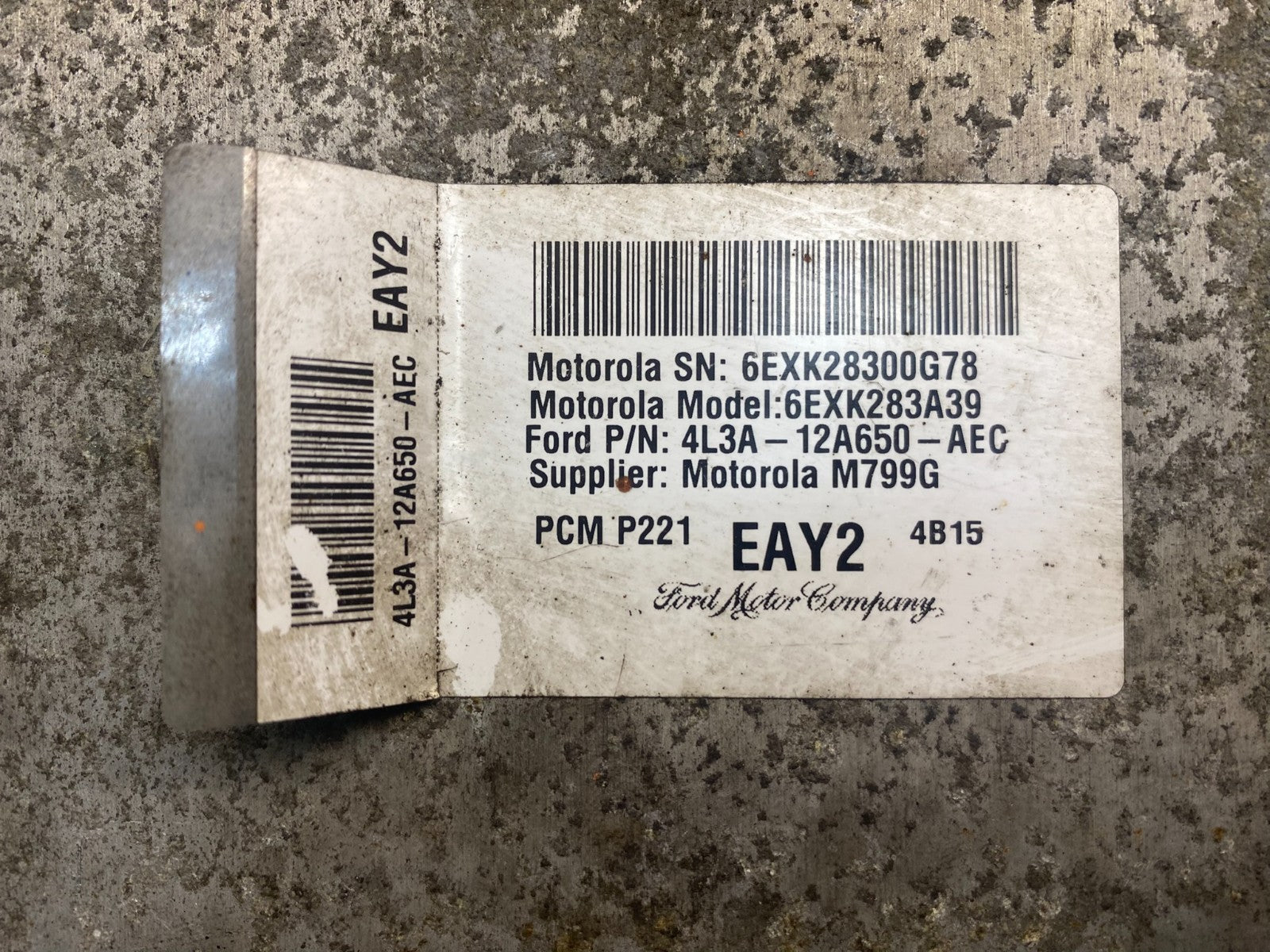 2004 Ford F-150 F150 5.4L Engine Control Unit ECU Computer Module AD1460 DG2