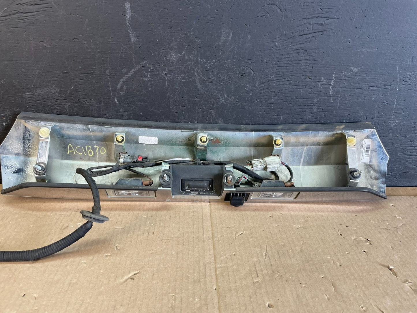 2010-2015 Gmc Terrain Liftgate Handle Trim Back Up Camera Chrome Panel AC1870 DG5