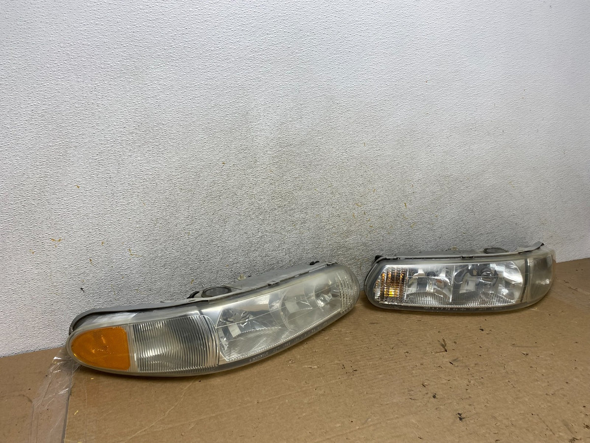1997-2005 Buick Century Left+Right Side Headlights Halogen AH8885 DW1