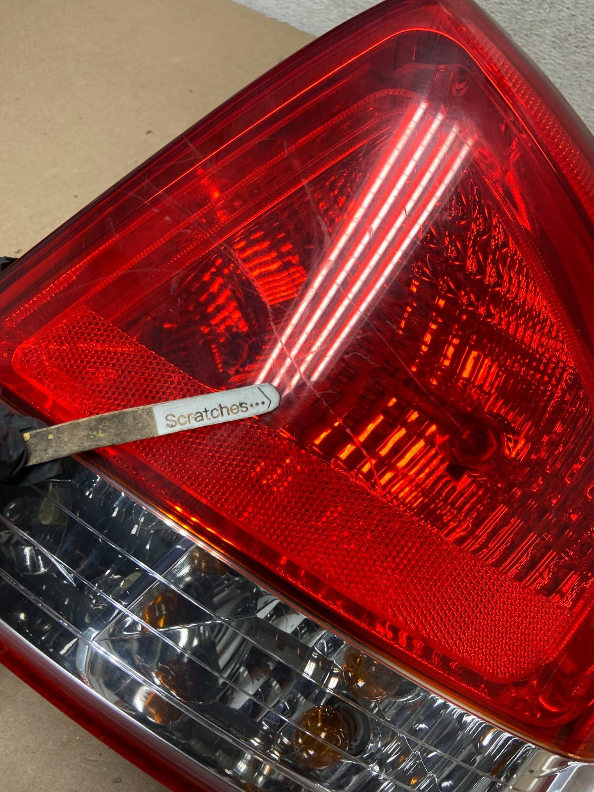 2007 to 2008 Kia Spectra Passenger Right RH Side Tail Light AG6796 DW3