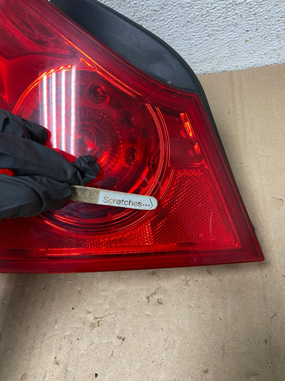 2007 to 2013 Infiniti G35 G37 Sedan Left Driver LH Side Tail Light AG4881 LK3