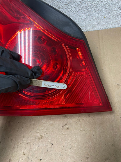 2007 to 2013 Infiniti G35 G37 Sedan Left Driver LH Side Tail Light AG4881 LK3