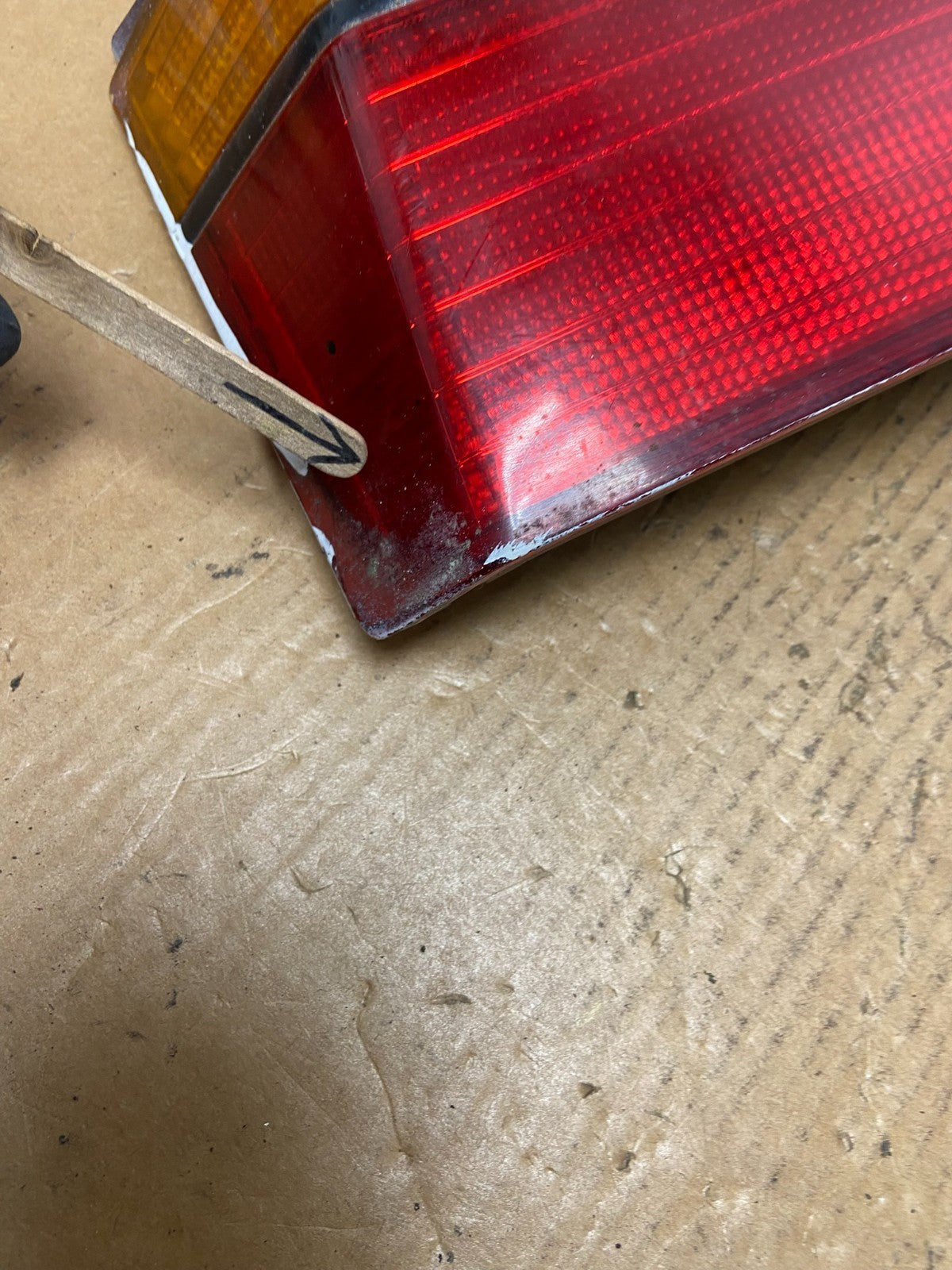 1990 to 1991 Honda Accord Coupe Right Passenger Inner Tail Light AE0618 DG5