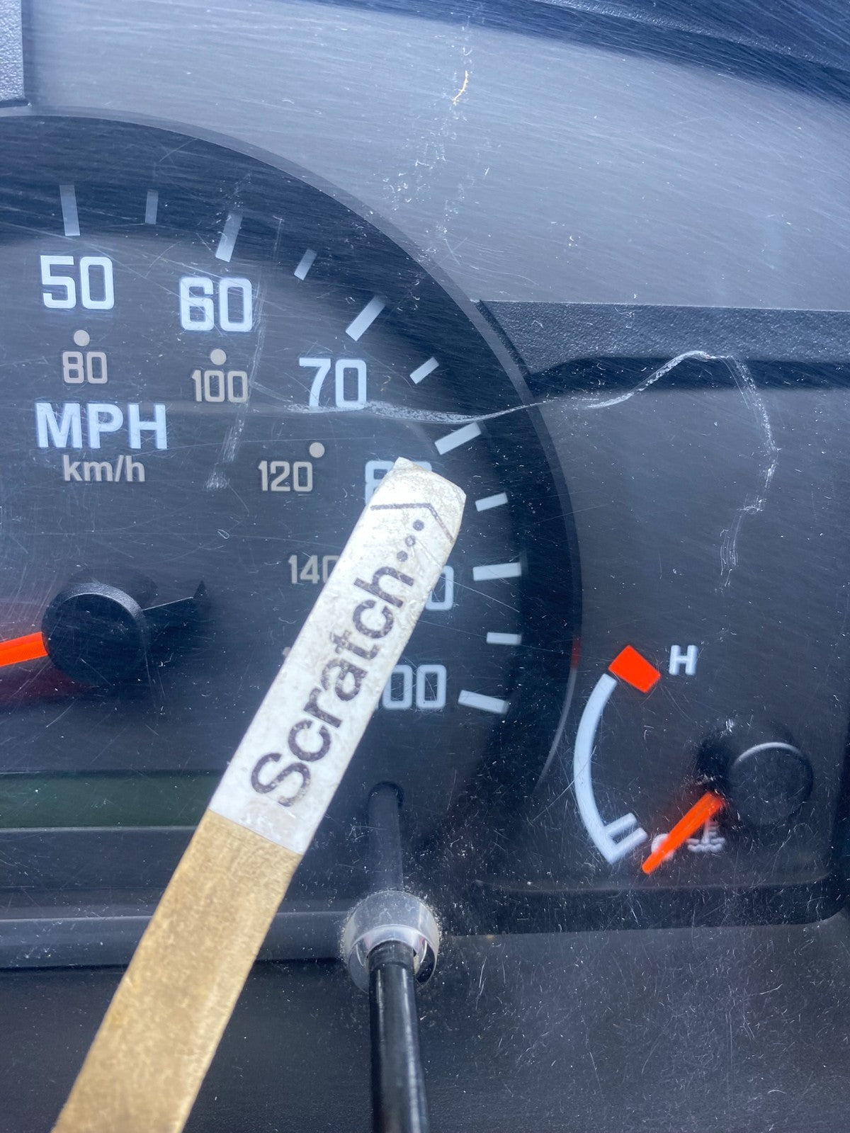 2012 to 2020 Isuzu NPR Speedometer Cluster Gauge AD1627 DG1