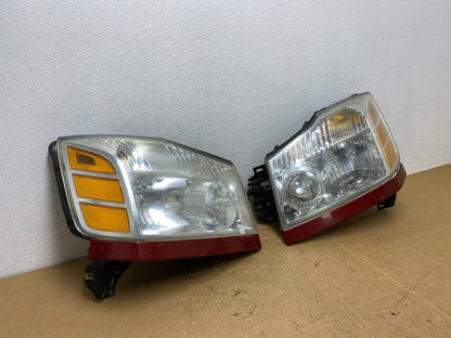 2004 to 2007 Nissan Armada Left+Right Side Set Headlights AC7718 DW2