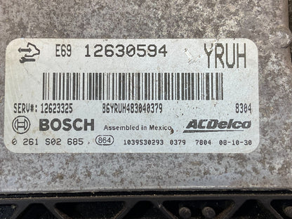 2008 2009 GMC Acadia Traverse Engine Control Unit Module ECM ECU AF9028 DG2