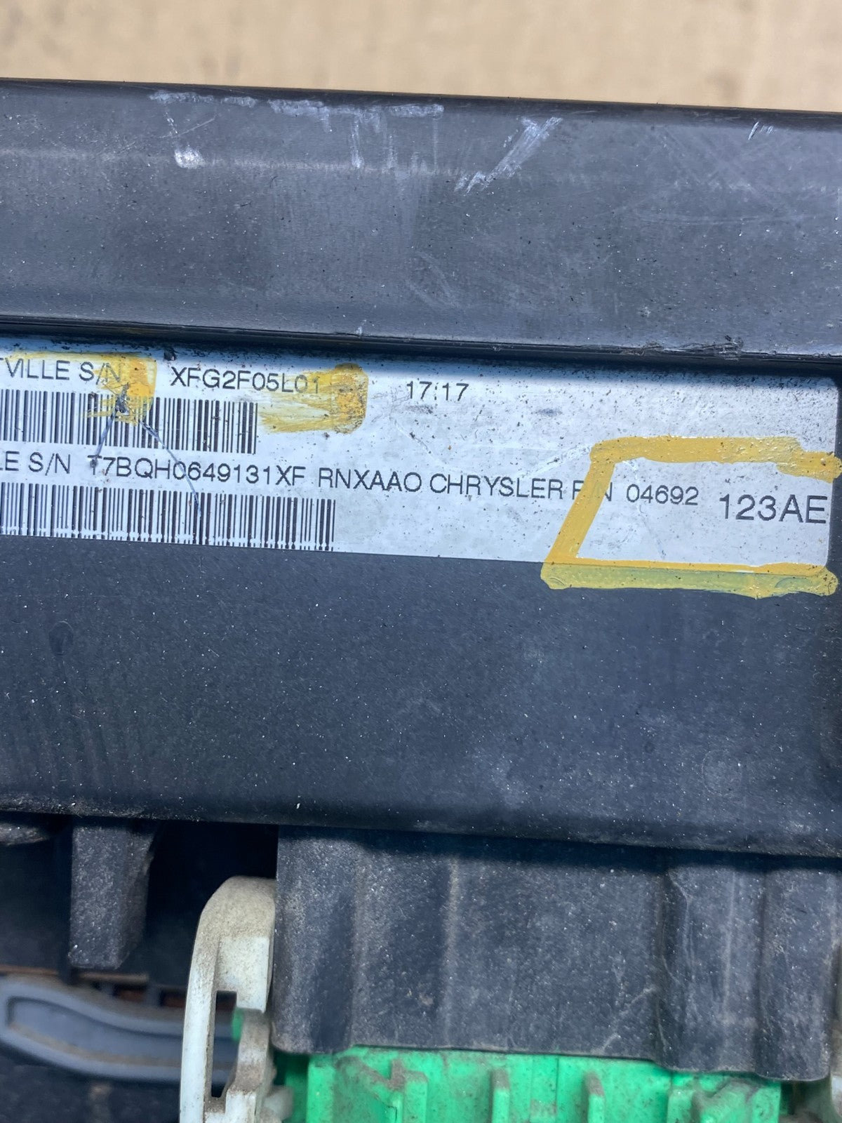 2009 Dodge Ram 1500 Totally Integrated Power Module Fuse Box ae2205 DG6