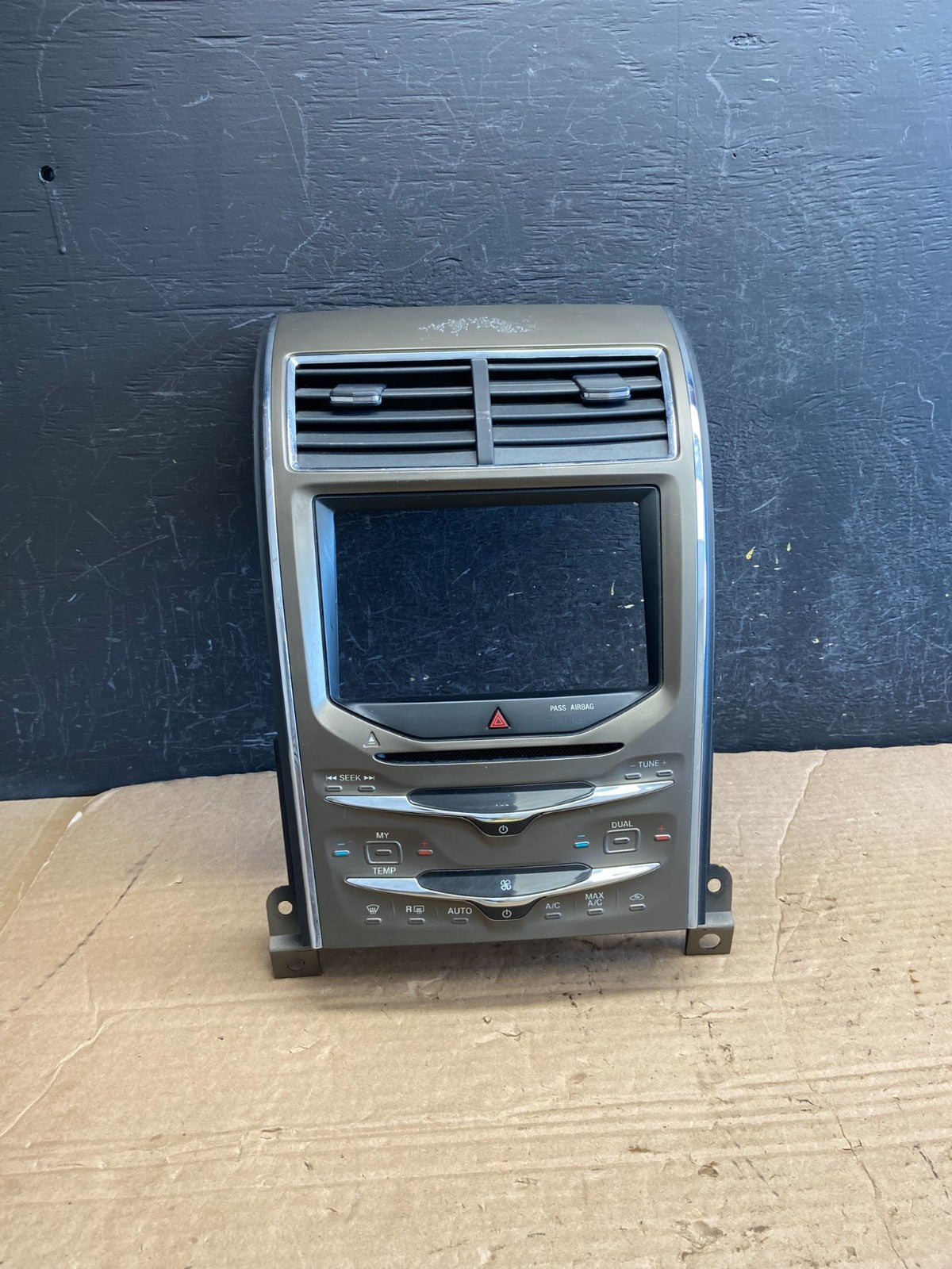 2011-2015 Lincoln MKX Temp Climate Control Heat Seat Radio Bezel AF2103 DW0