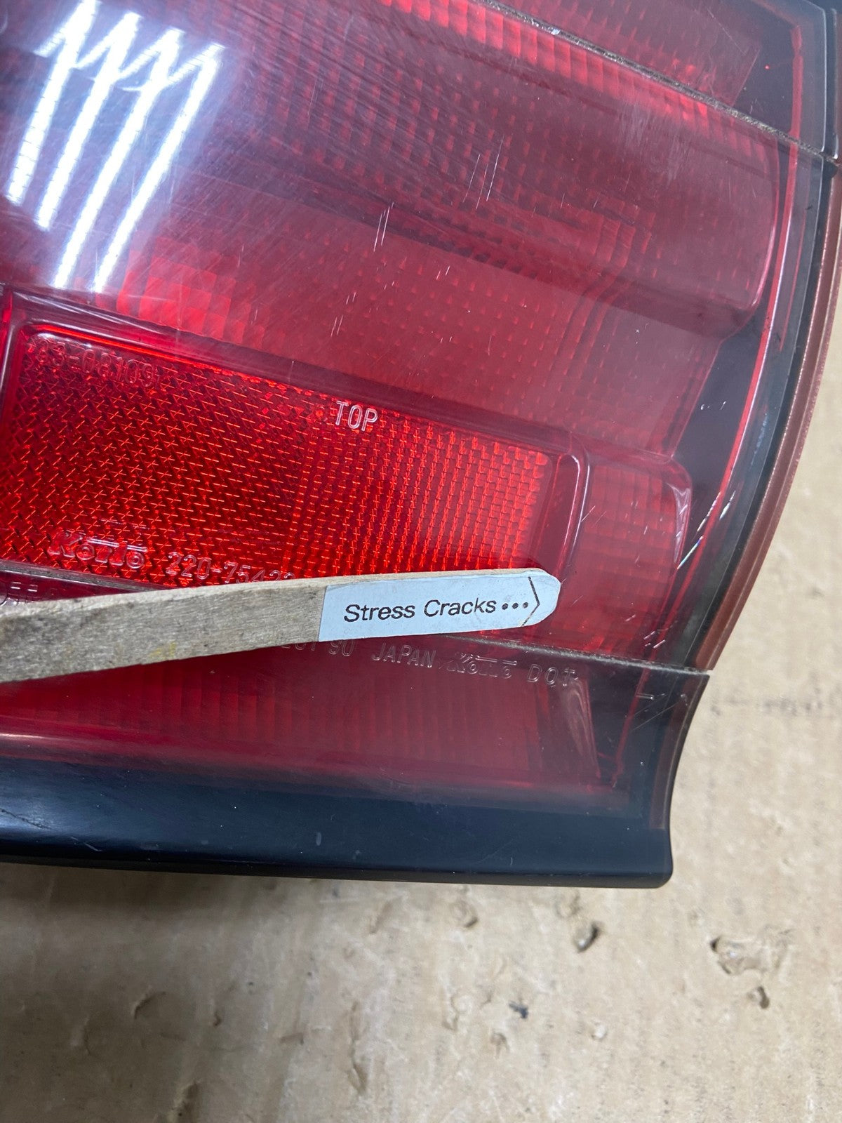 1992 1993 1994 Toyota Camry Left Driver LH Side Tail Light AF7458 LK4
