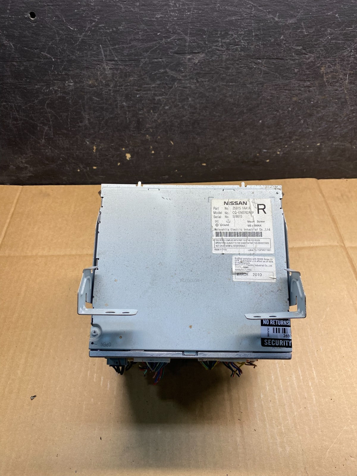 2009-2012 Nissan Murano AM FM CD Player Radio Receiver AI9850 DW3