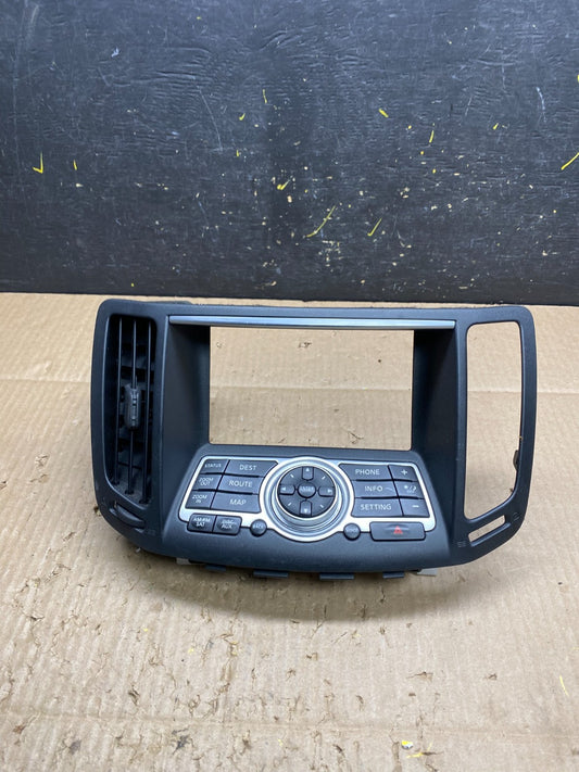 2008 - 2012 Infiniti G35 EX35 Radio Player Screen Panel Bezel V1522 DG0