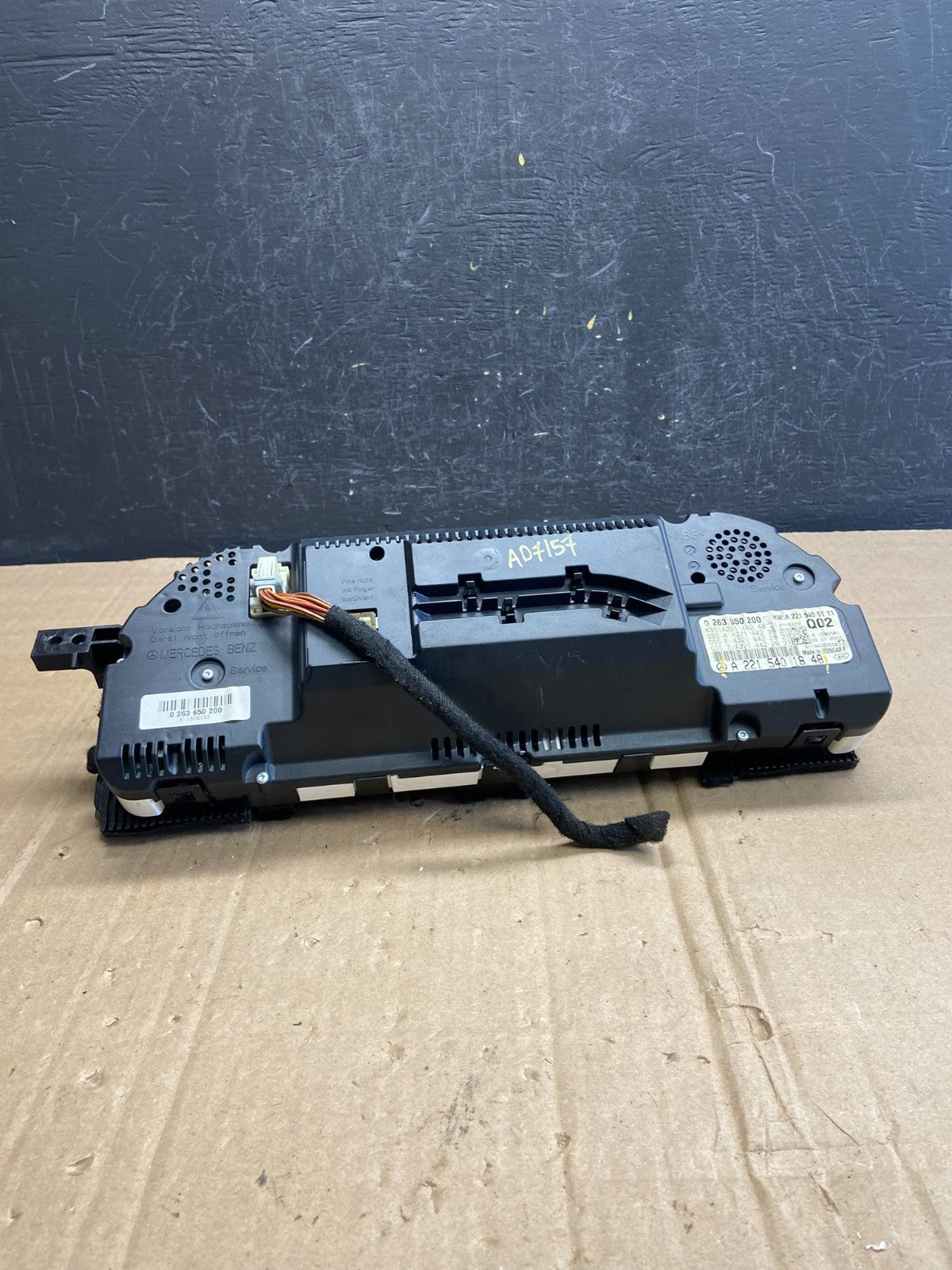 2007 - 2009 Mercedes W221 S550 CL550 Instrument Cluster Speedometer AD7157 DG6