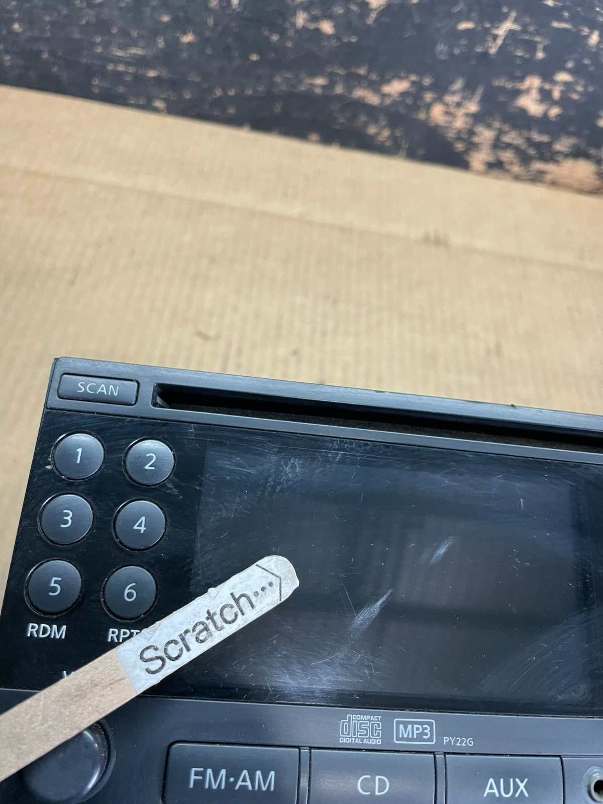 2011 to 2012 Nissan Rogue AM FM Radio CD Player Screen Receiver AA9245 DG1