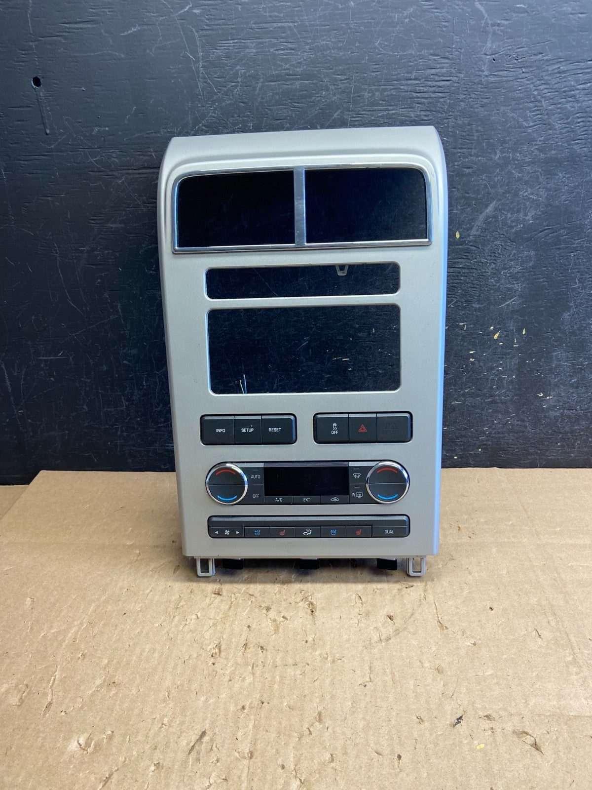 2008-2010 Lincoln MKX Temperature Climate Control Heat Seat Radio Bezel ai59220