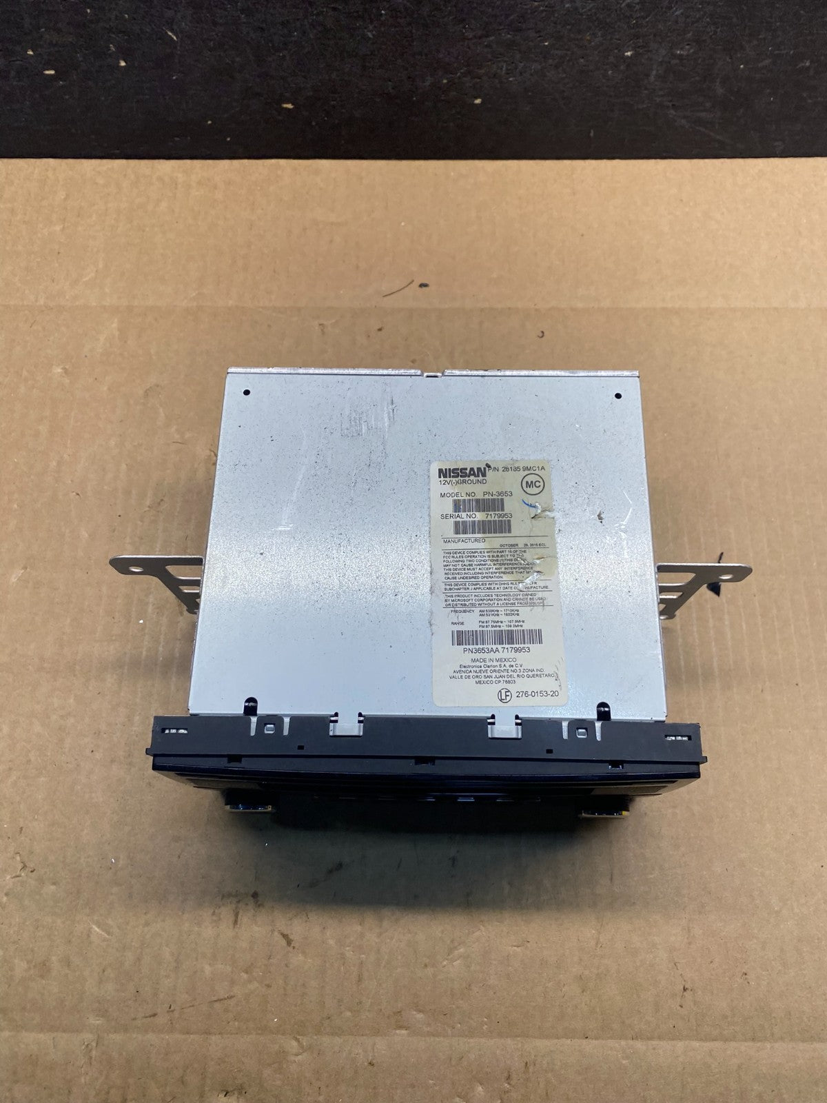 2014 to 2018 Nissan Sentra Versa Radio CD Player AM/FM 28185 9mc1a AG9523 DG3