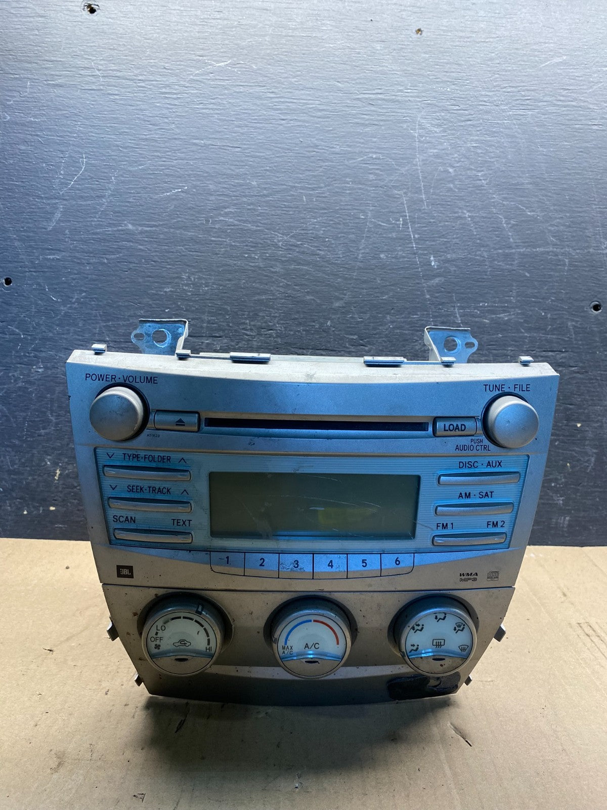 2007 to 2009 Toyota Camry Radio CD Player Climate Control Bezel AI7209 DW0