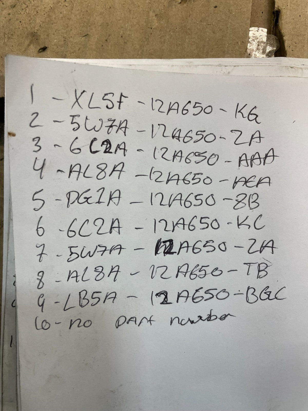 Mix of 10 Ford ECM Engine Computer Module V1829 PS2