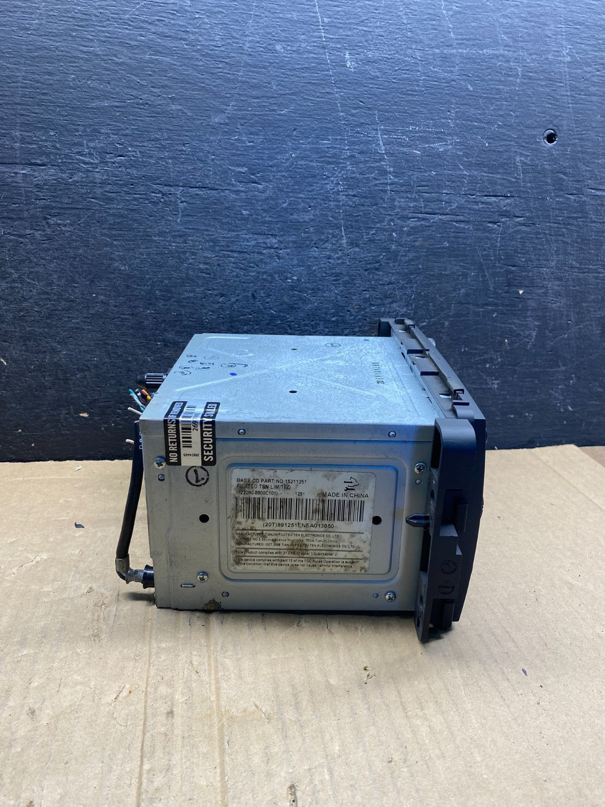 2007 2008 Suzuki Grand Vitara XL7 Radio AM FM CD Player AUX Input AI0192 DG2