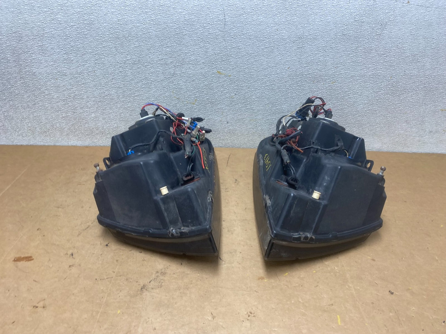 1999 - 2004 Jeep Grand Cherokee Left+Right Set Black LED Headlights x5413 DG12