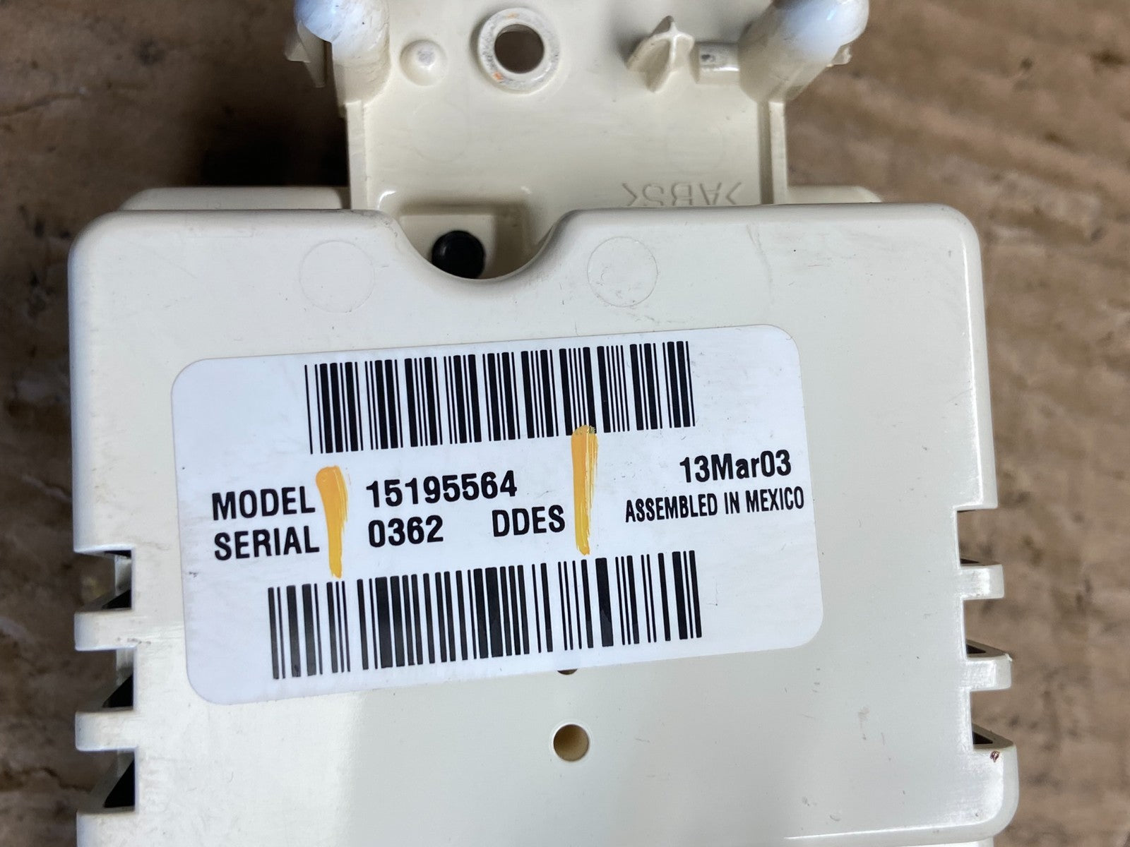 2003 to 2006 Chevrolet Silverado HVAC Heater Climate Control Module AD2003 DG6
