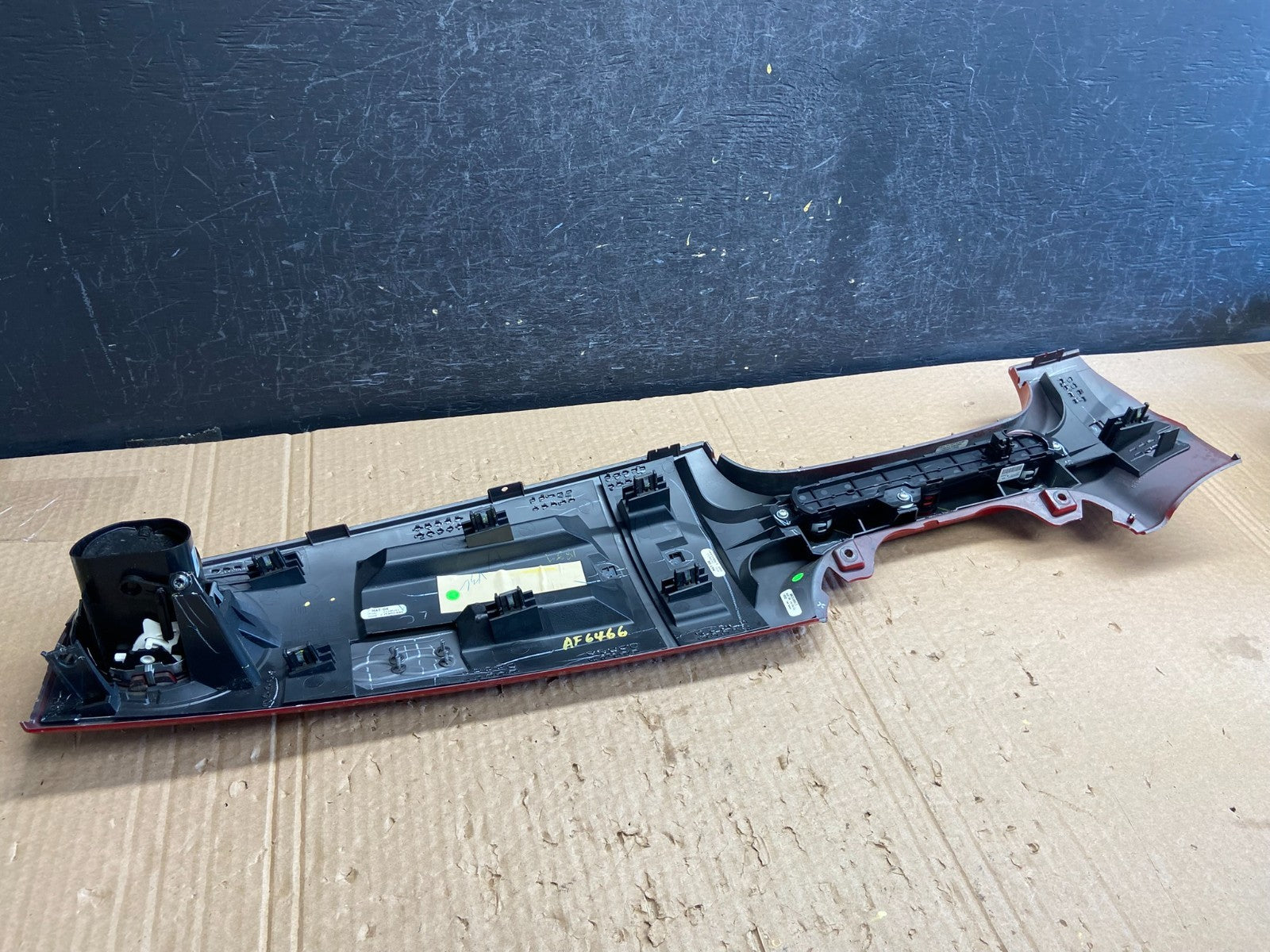 2012 to 2019 Fiat 500 Front Center Dashboard Vent Trim Bezel Red AF6466 DW2