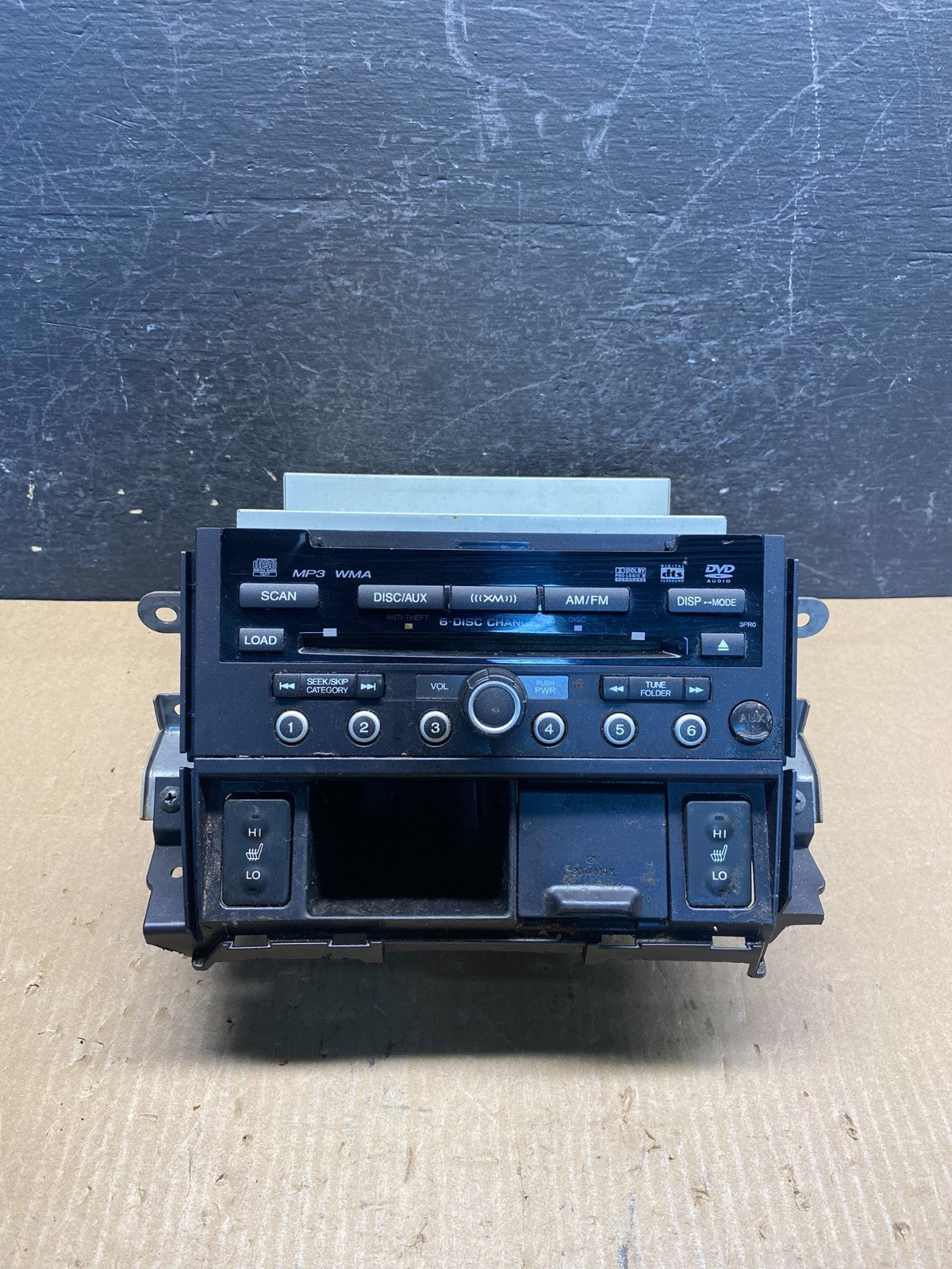 2008 to 2009 Acura RDX 6 CD DVD Satellite Radio Receiver AG1905 DG0