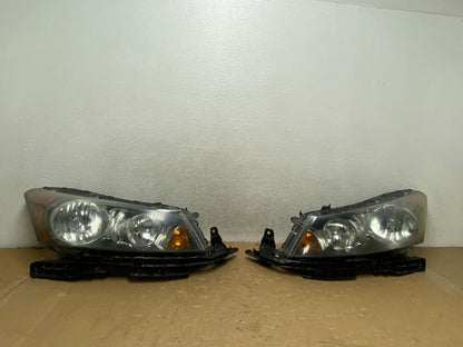 2008 to 2012 Honda Accord Sedan Left+Right Set Halogen Headlights AG9270 DW0