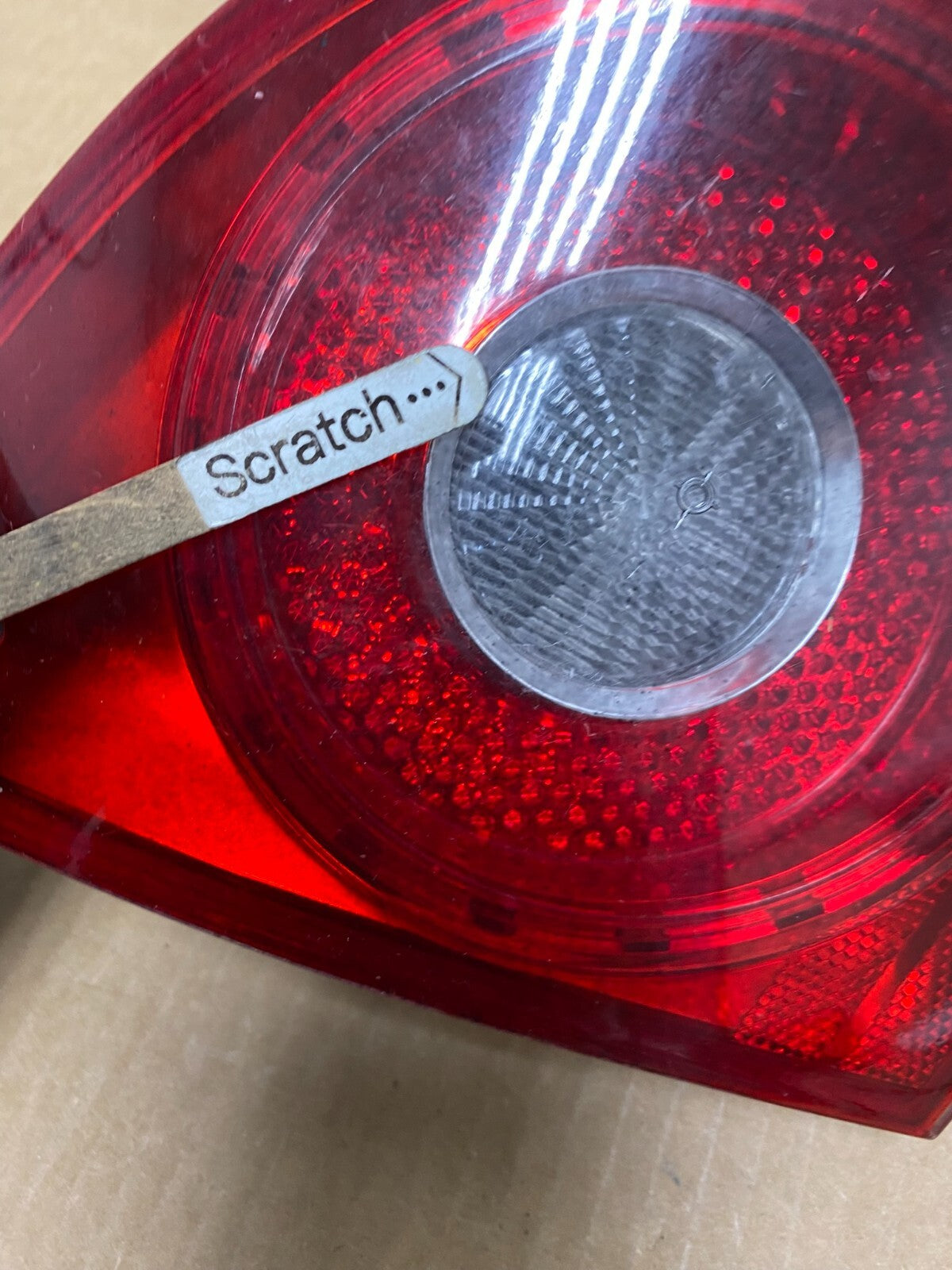 2006-2009 Volkswagen Golf Driver Left Side Tail Light Inner Trunk Lid O6683 DW3
