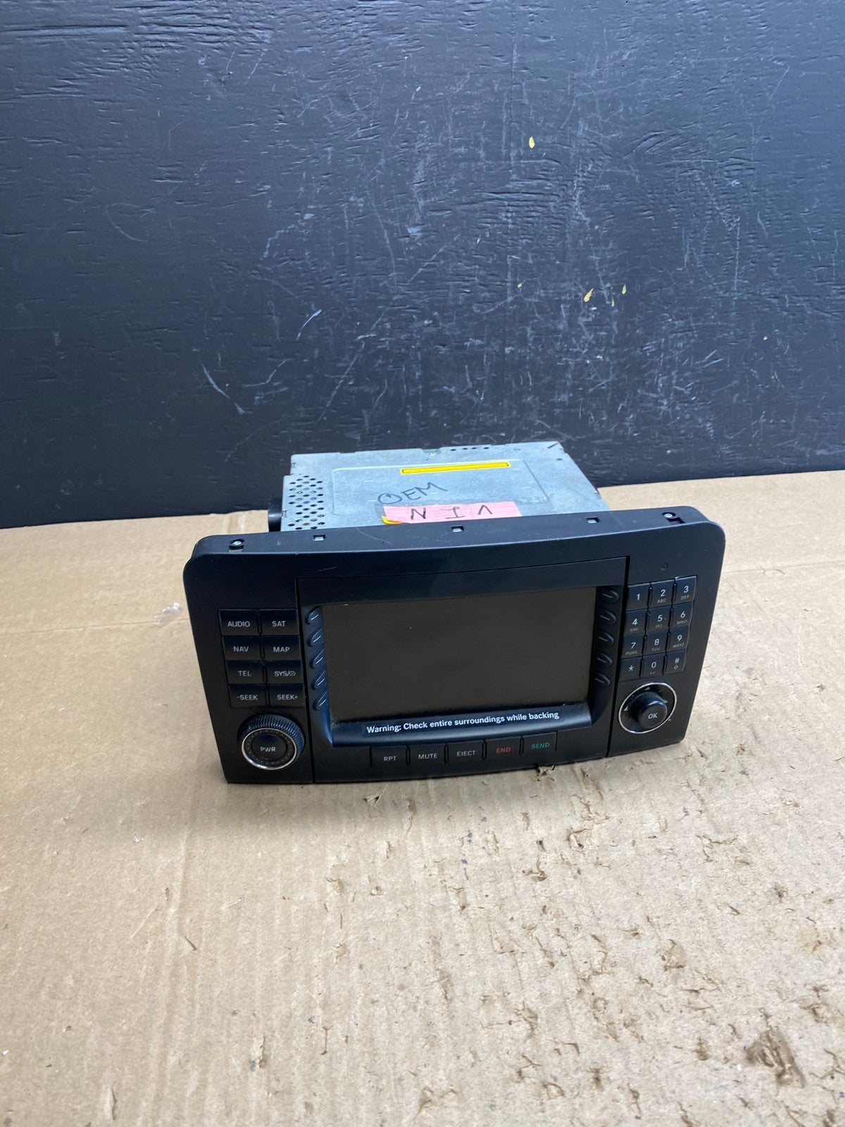2006 2007 2008 Mercedes ML350 GL450 Radio Navigation Screen Display ab9645 DG0